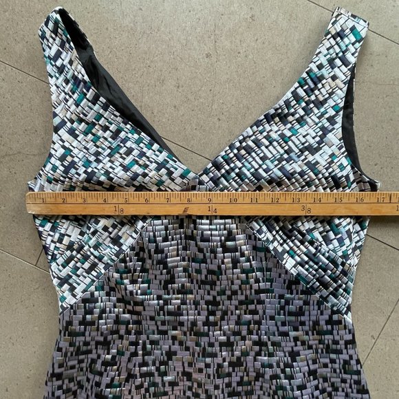 Hugo Boss Distripy Jacquard Ponte Multi-Color Sheath Dress NWOT-Size 4 - Picture 6 of 16